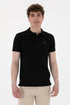 U.S. Polo Assn. Black Men Black Polo Shirt SKU: G081SZ0110 2084040_VR046 Image 01