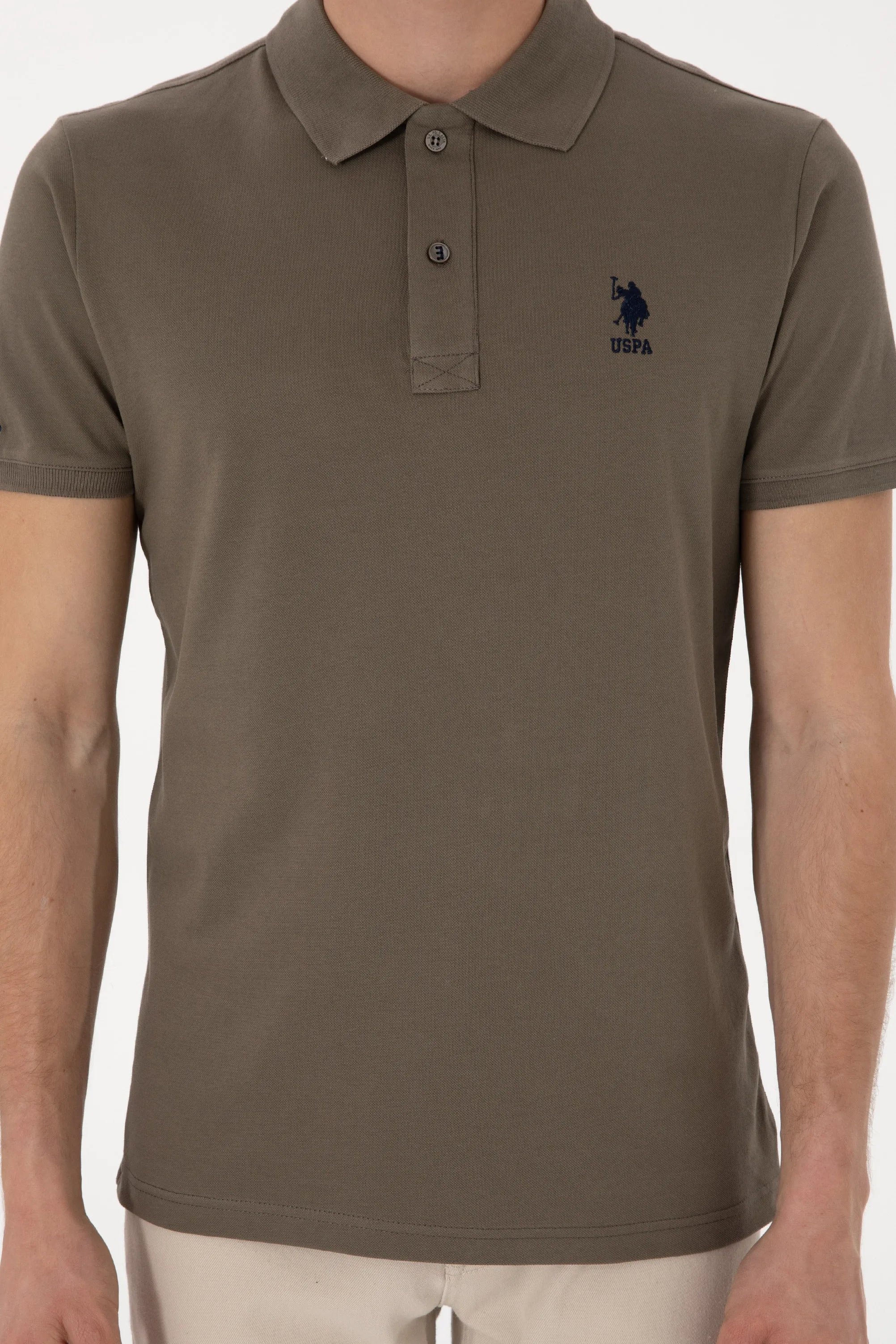 U.S. Polo Assn. Mink Men Mink Polo Shirt SKU: G081SZ0110 2084040_VR052 Image 06
