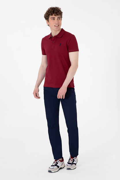 U.S. Polo Assn. Bordeux Men Bordeux Slim Fit Polo Shirt SKU: G081SZ0110 2084040_VR177 Image 04