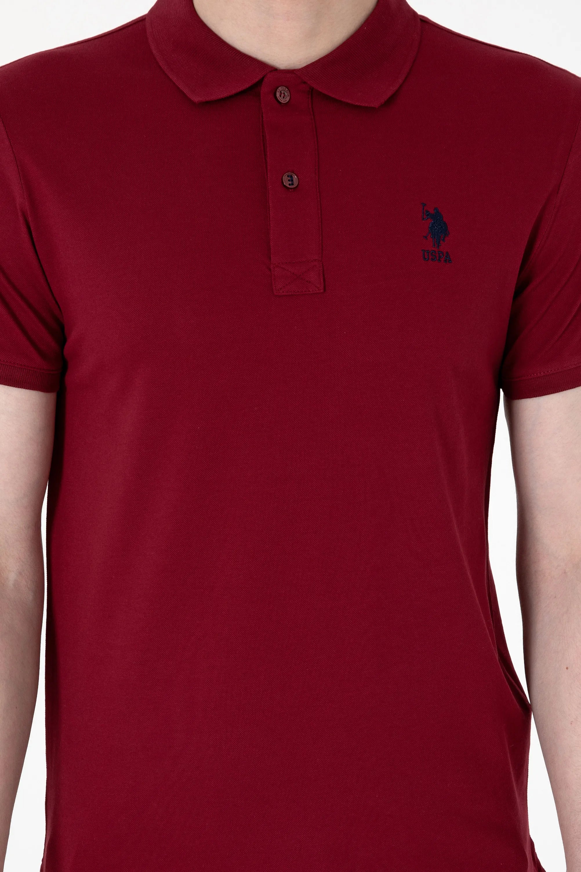U.S. Polo Assn. Bordeux Men Bordeux Slim Fit Polo Shirt SKU: G081SZ0110 2084040_VR177 Image 06