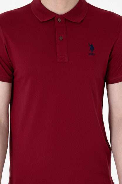 U.S. Polo Assn. Bordeux Men Bordeux Slim Fit Polo Shirt SKU: G081SZ0110 2084040_VR177 Image 06