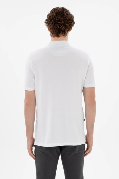 U.S. Polo Assn. White Men White Polo Shirt SKU: G081SZ0110 2084243_VR013 Image 05