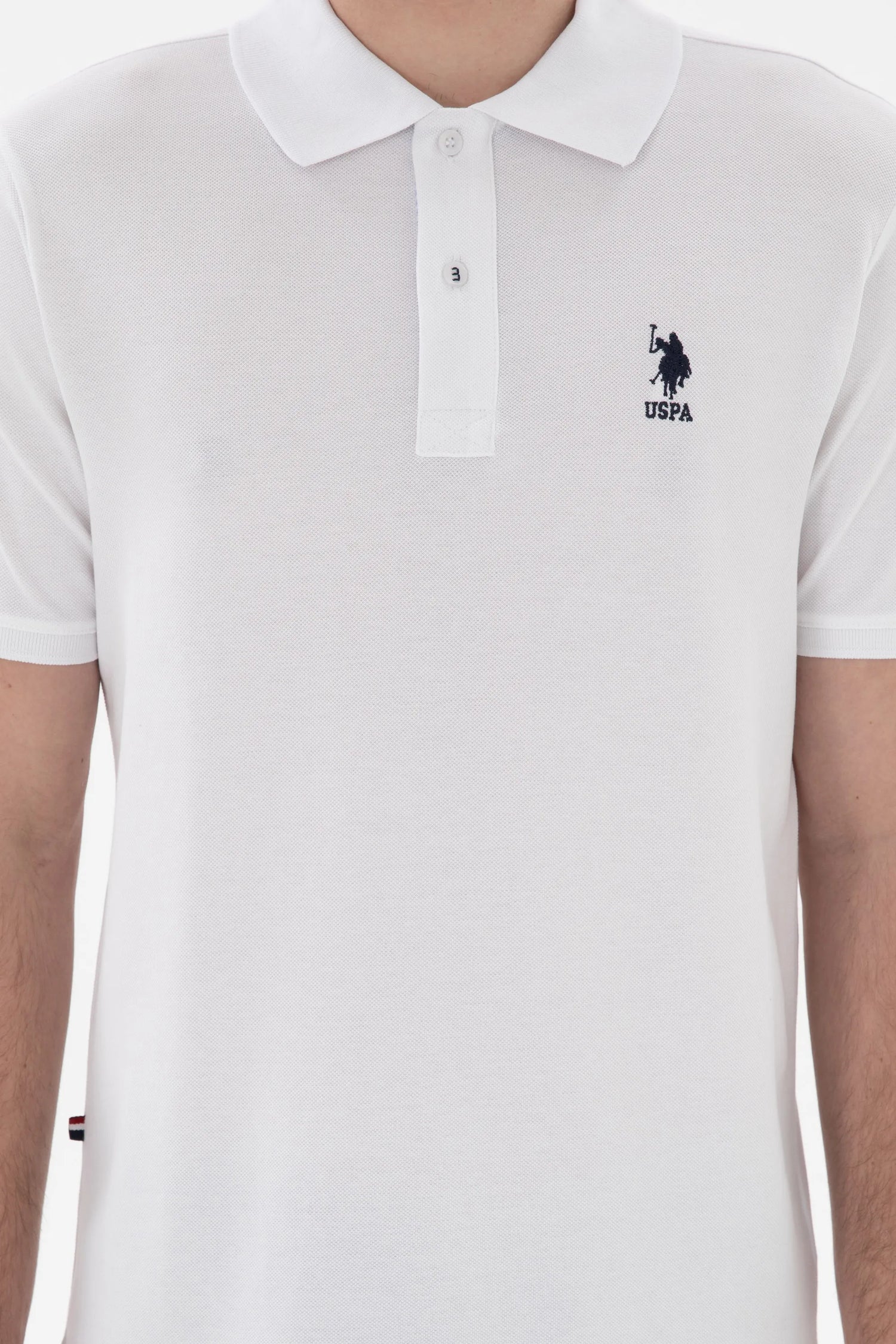 U.S. Polo Assn. White Men White Polo Shirt SKU: G081SZ0110 2084243_VR013 Image 06