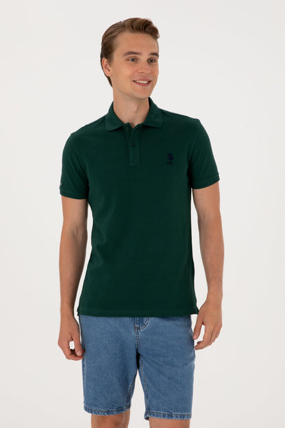 U.S. Polo Assn._Dark Green Polo Shirt_G081SZ0110 2084410_VR079_03