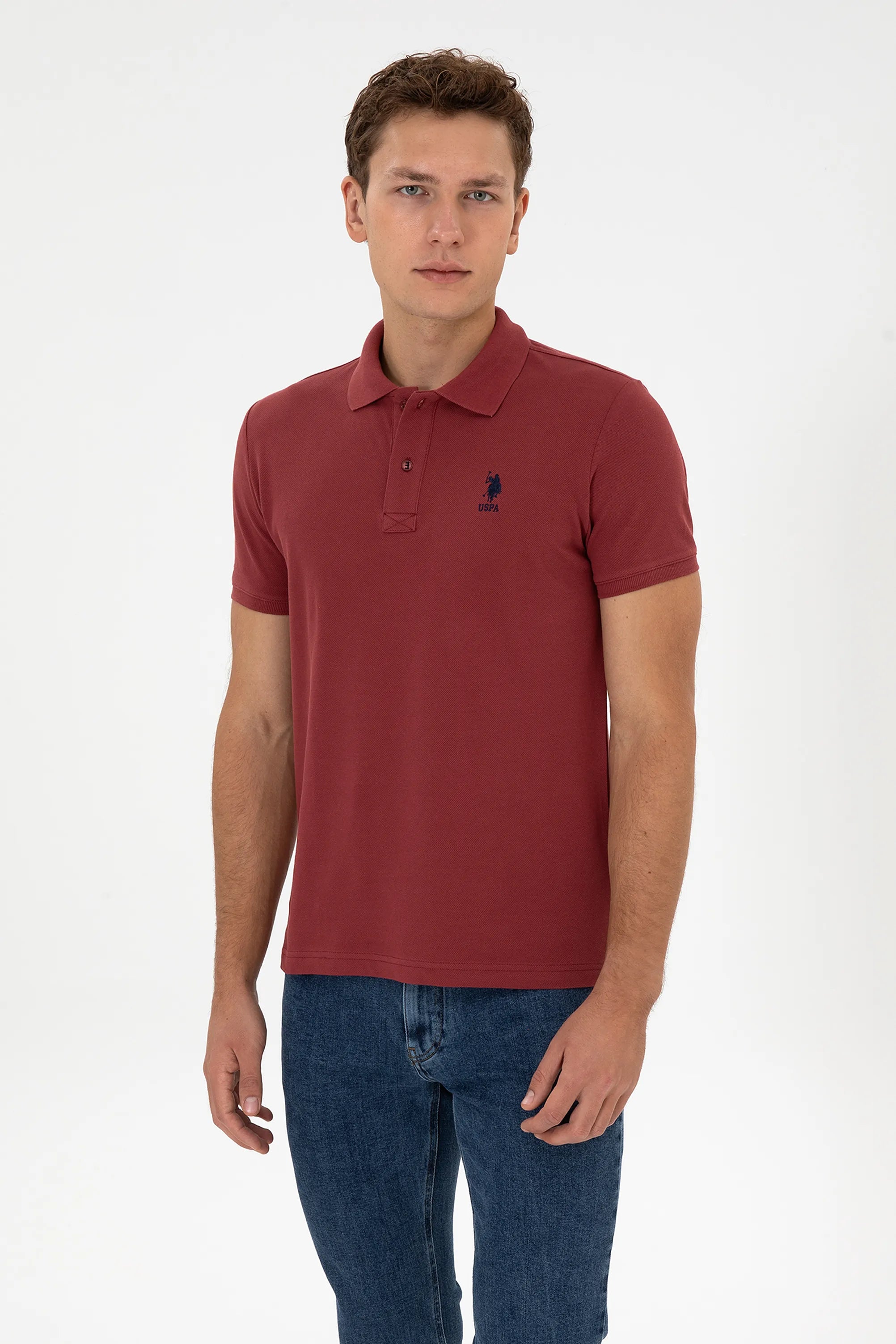 U.S. Polo Assn._Red_Red T-Shirt_G081SZ0110 2084410_VR223_03