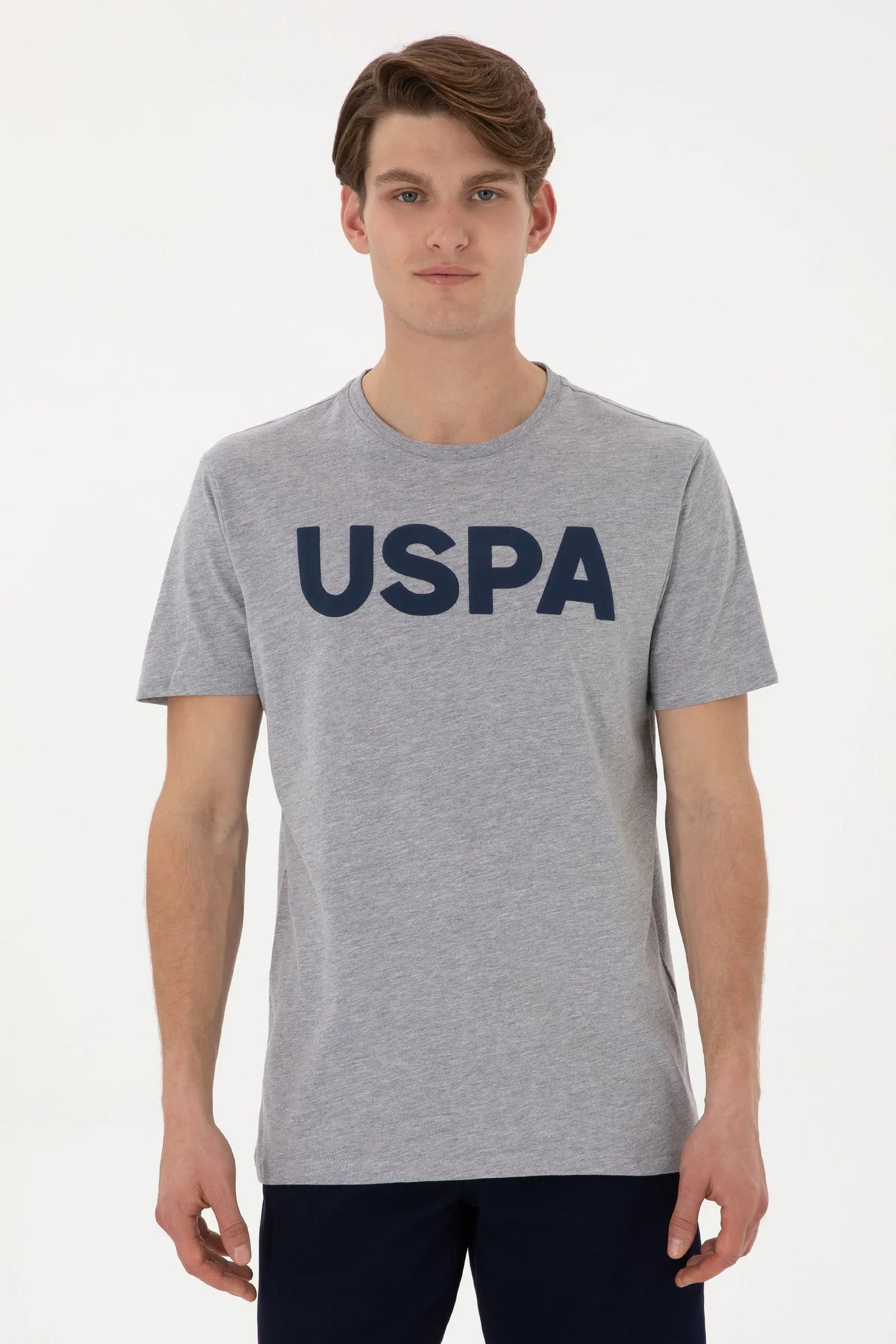U.S. Polo Assn. Antrasit Melanj Men Antrasit Melanj T-Shirt SKU: G081SZ0110 2084588_VR086 Image 01