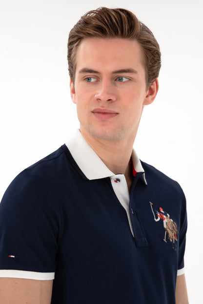 U.S. Polo Assn. Navy Men Navy Polo Shirt SKU: G081SZ0110 2084815_VR033 Image 02