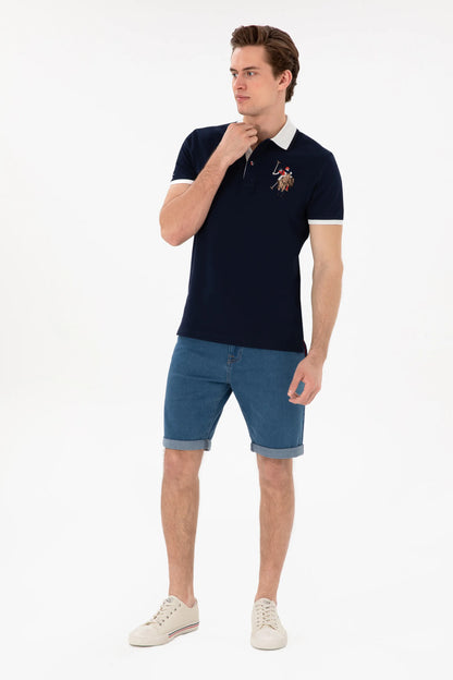 U.S. Polo Assn. Navy Men Navy Polo Shirt SKU: G081SZ0110 2084815_VR033 Image 04