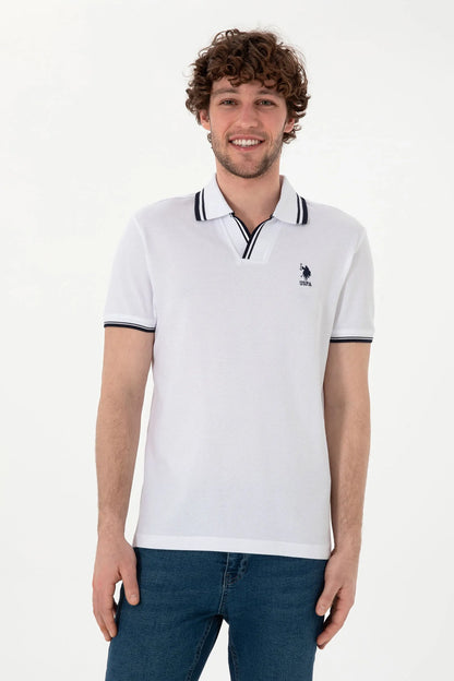 U.S. Polo Assn. White Men White Polo Shirt SKU: G081SZ0110 2085130_VR013 Image 01