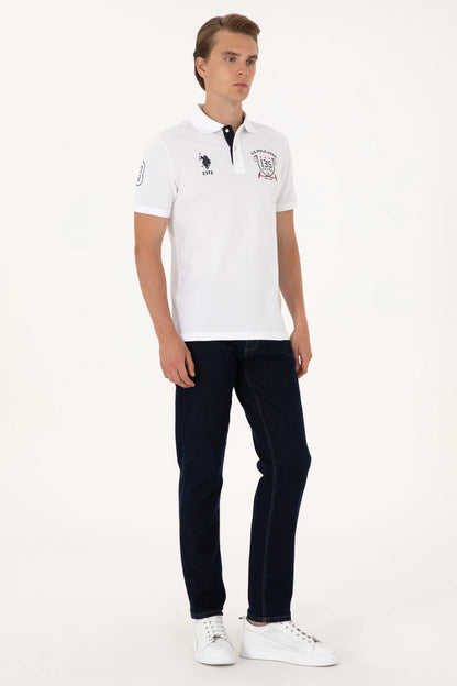U.S. Polo Assn. White Men White Polo Shirt SKU: G081SZ0110 2103738_VR013 Image 04