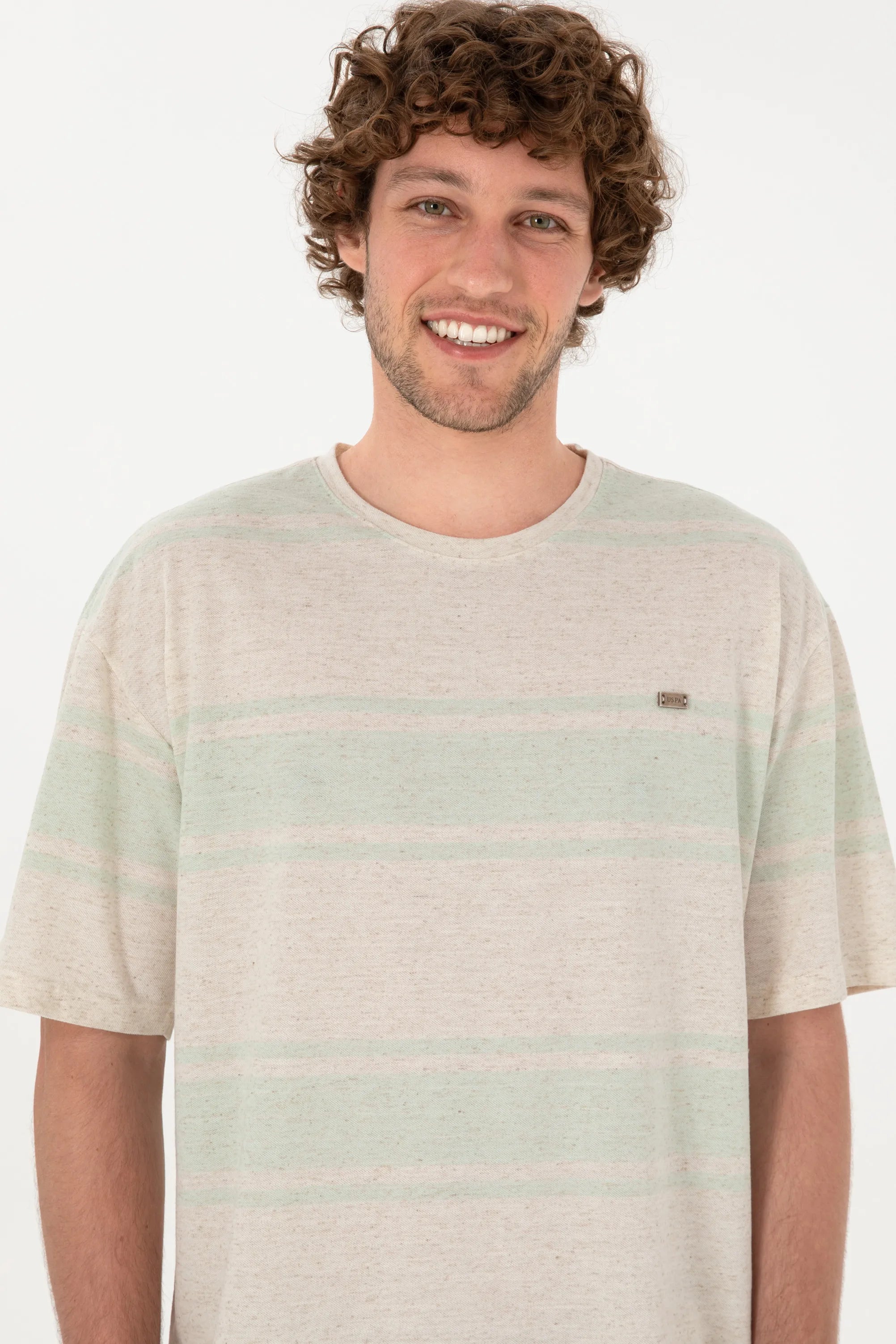 U.S. Polo Assn. Green Men Green T-Shirt SKU: G081SZ0110 2104020_VR048 Image 02