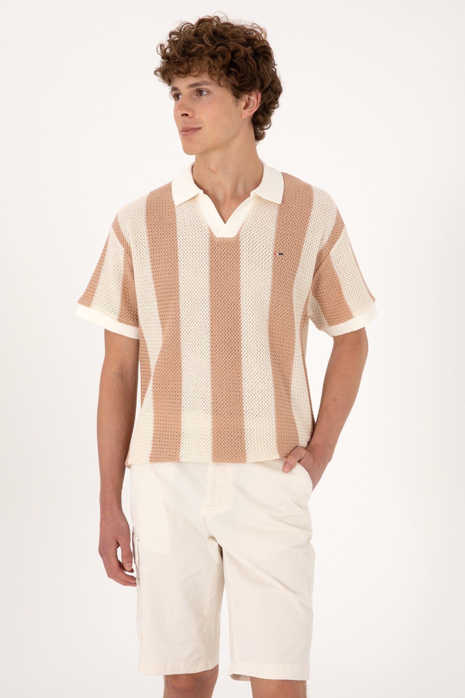 U.S. Polo Assn._Camel Polo Shirt_G081SZ0110 2106990_VR015_03