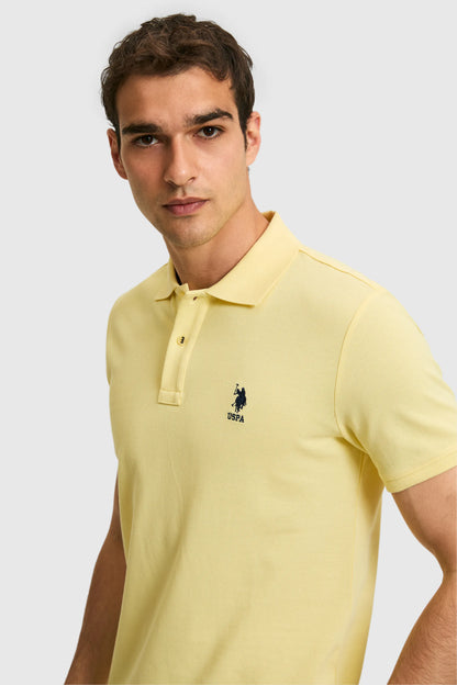 U.S. Polo Assn. Light Yellow Men Light Yellow Short Sleeve PiquŽ Polo Shirt SKU: G081SZ0110 PU-8779_VR004 Image 02