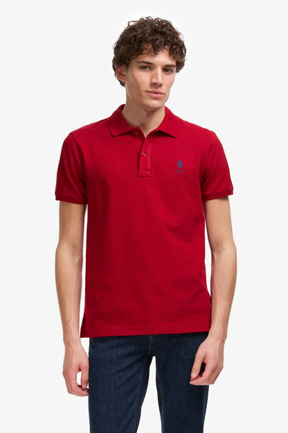 U.S. Polo Assn. Bordeux Men Bordeux Polo Shirt SKU: G081SZ0110 PU-8779_VR014 Image 01