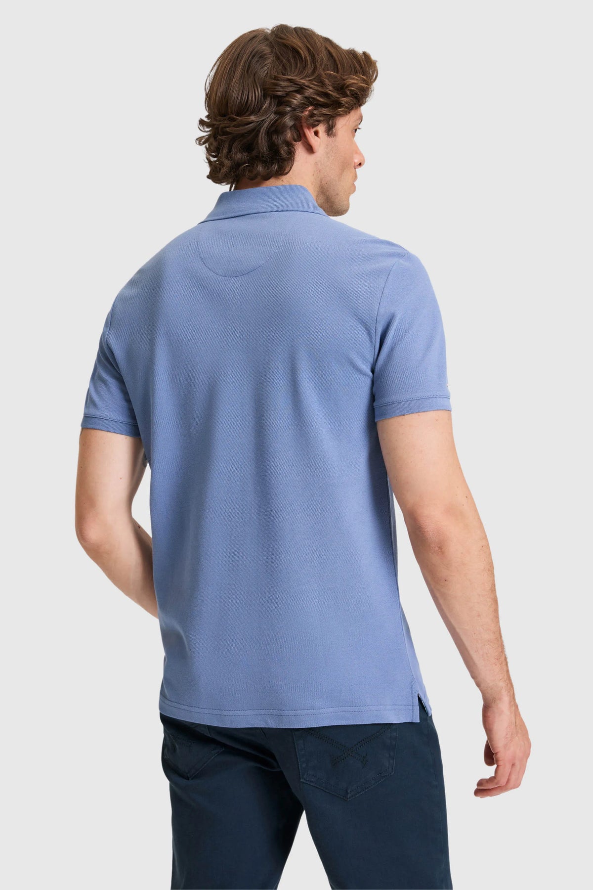U.S. Polo Assn. Indigo Men Indigo Short Sleeve PiquŽ Polo Shirt SKU: G081SZ0110 PU-8779_VR028 Image 05