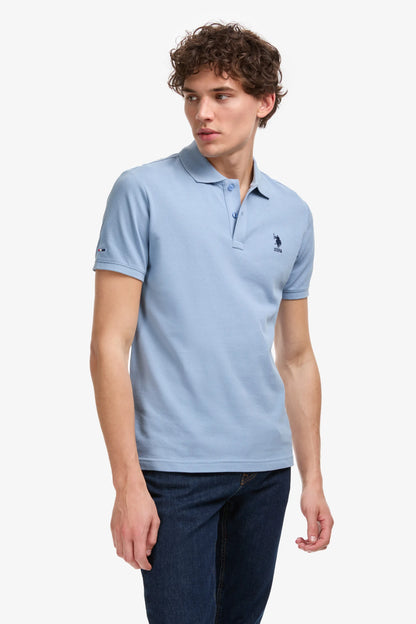 U.S. Polo Assn. Blue Men Blue Short Sleeve PiquŽ Polo Shirt SKU: G081SZ0110 PU-8779_VR036 Image 03