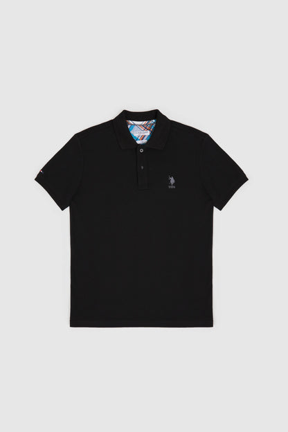 U.S. Polo Assn. Black Men Black Short Sleeve PiquŽ Polo Shirt SKU: G081SZ0110 PU-8779_VR046 Image 06
