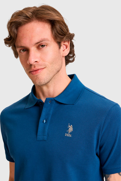U.S. Polo Assn. Outdoor Navy Men Outdoor Navy Short Sleeve PiquŽ Polo Shirt SKU: G081SZ0110 PU-8779_VR059 Image 02
