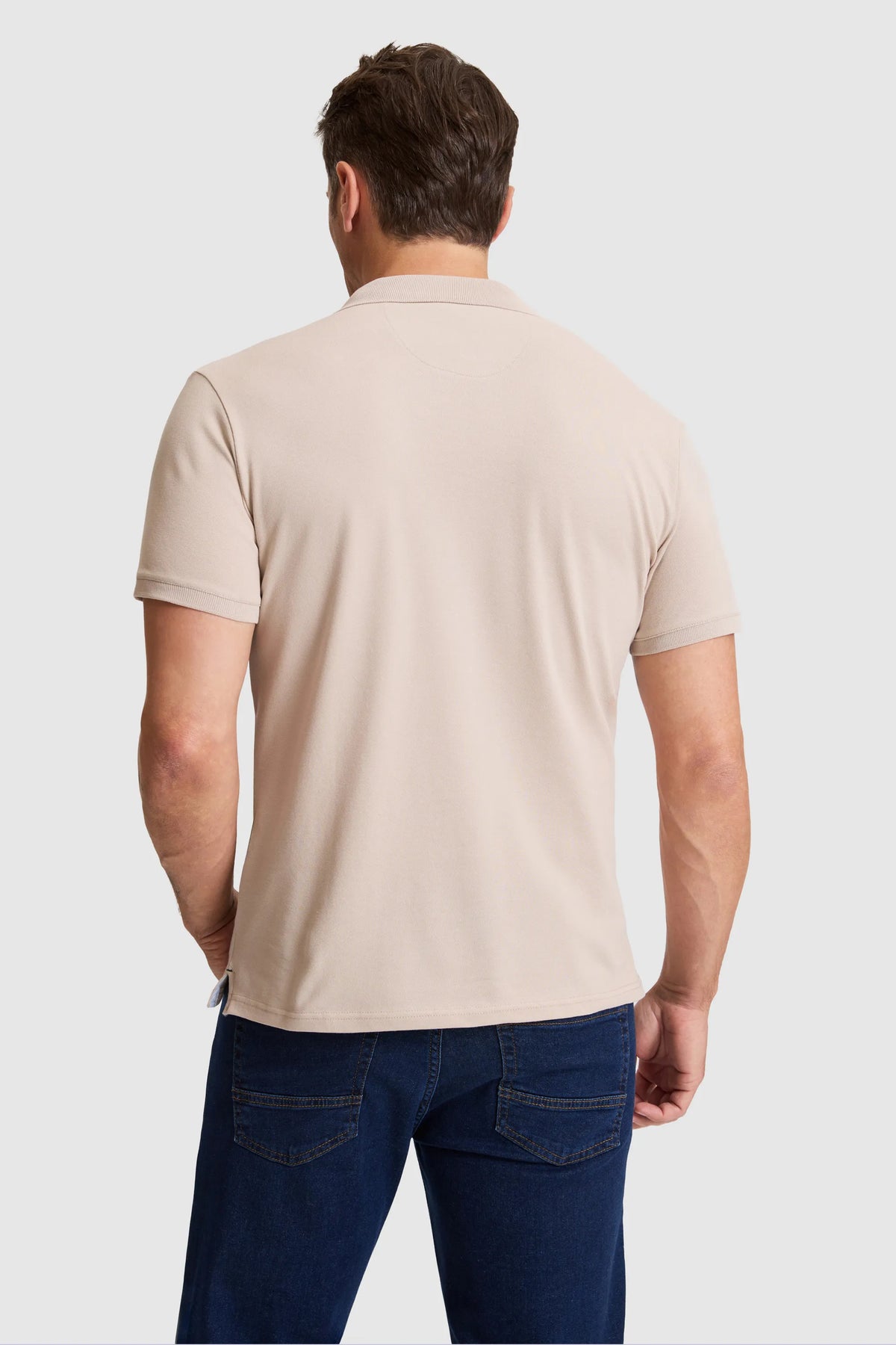 U.S. Polo Assn. Stone Men Stone Short Sleeve PiquŽ Polo Shirt SKU: G081SZ0110 PU-8895_VR049 Image 05