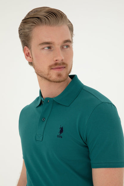 Green Polo Shirt With Logo_G081SZ0110 1792462_VR101_02