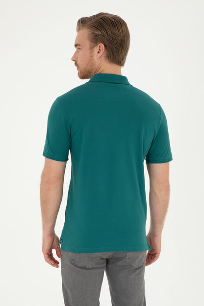 Green Polo Shirt With Logo_G081SZ0110 1792462_VR101_05