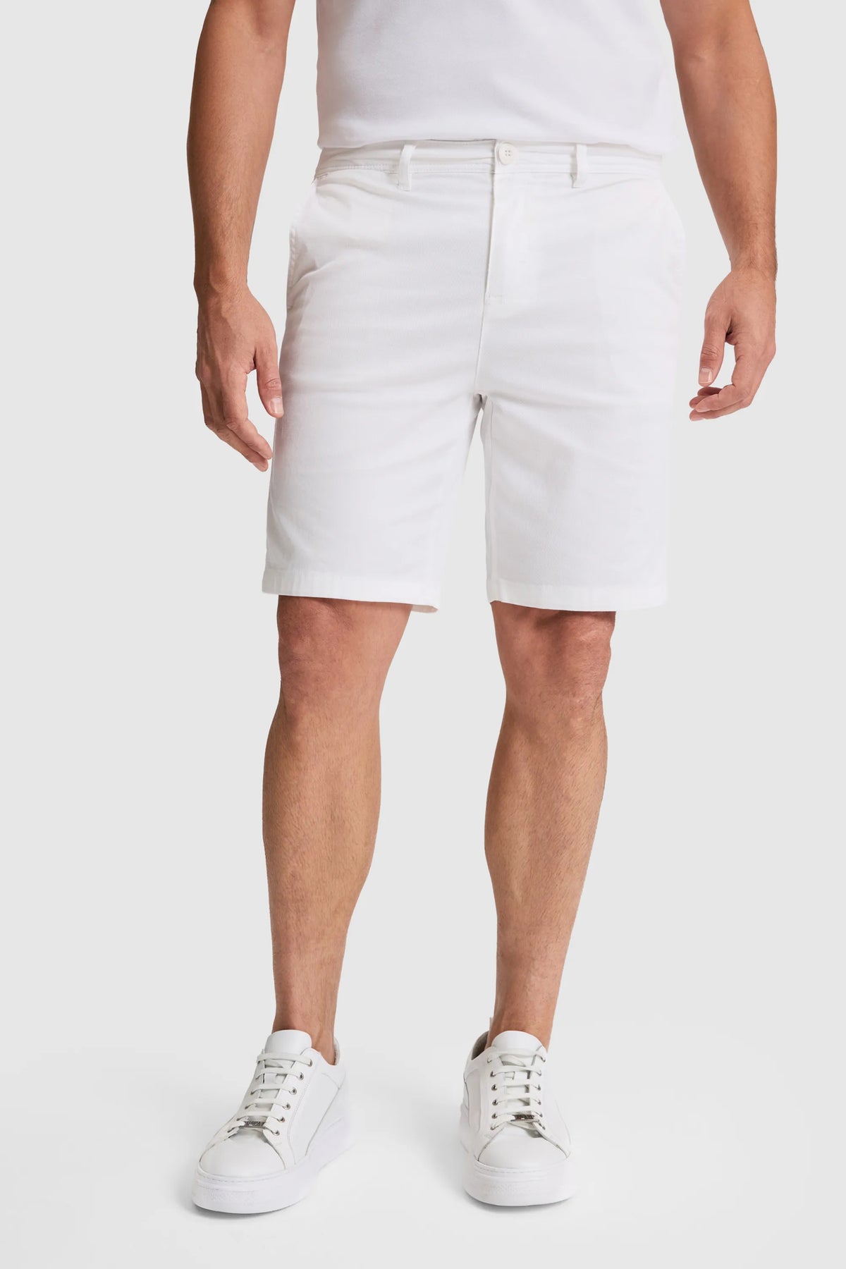U.S. Polo Assn. White Men White Jersey Bermuda Shorts SKU: G081SZ0310 PU-8795_VR013 Image 02