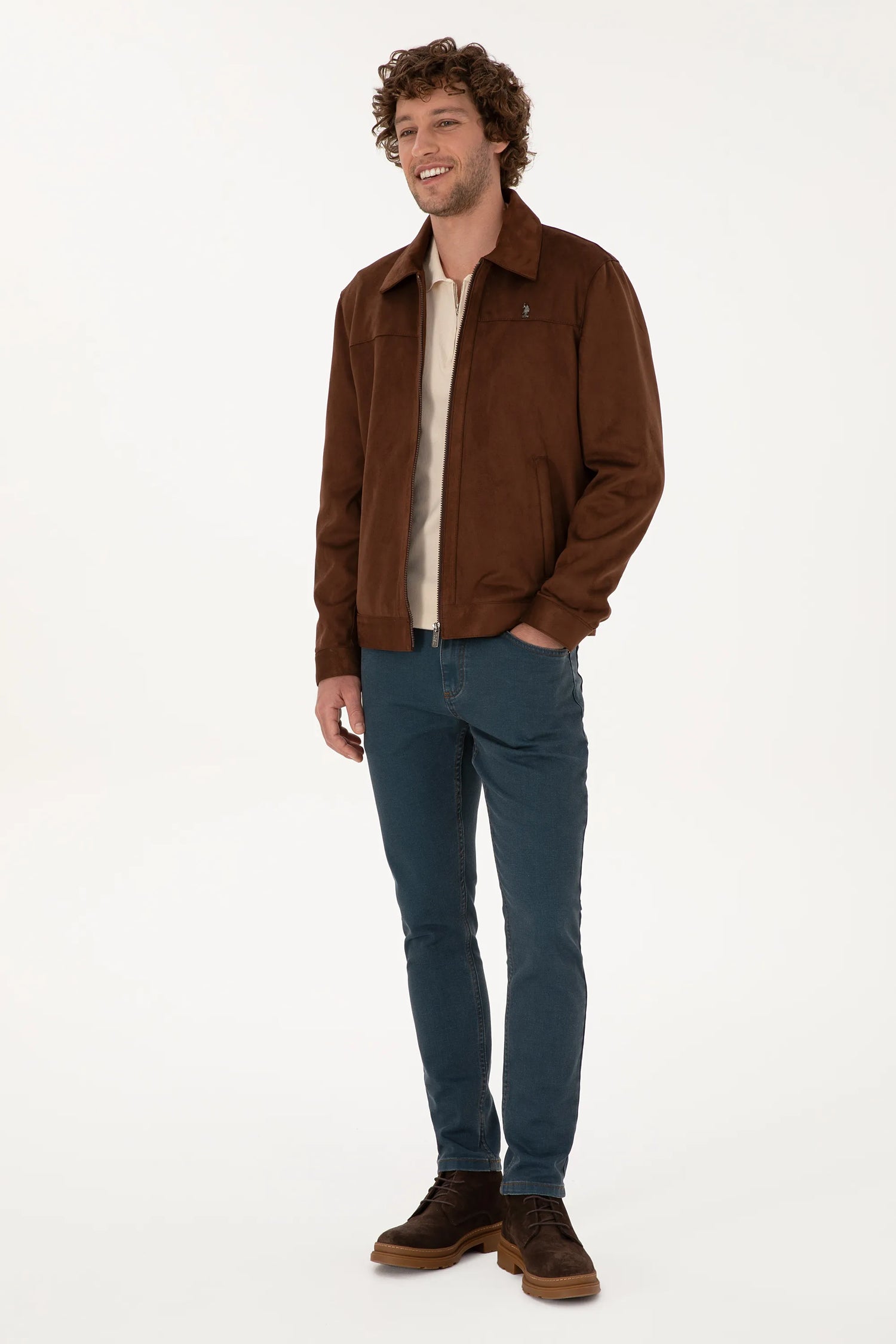 U.S. Polo Assn._Brown_Brown Leather Jacket_G081SZ0350 P25006_400_04