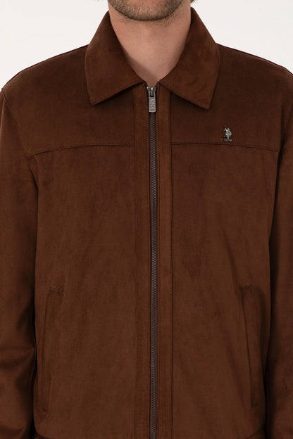 U.S. Polo Assn._Brown_Brown Leather Jacket_G081SZ0350 P25006_400_06