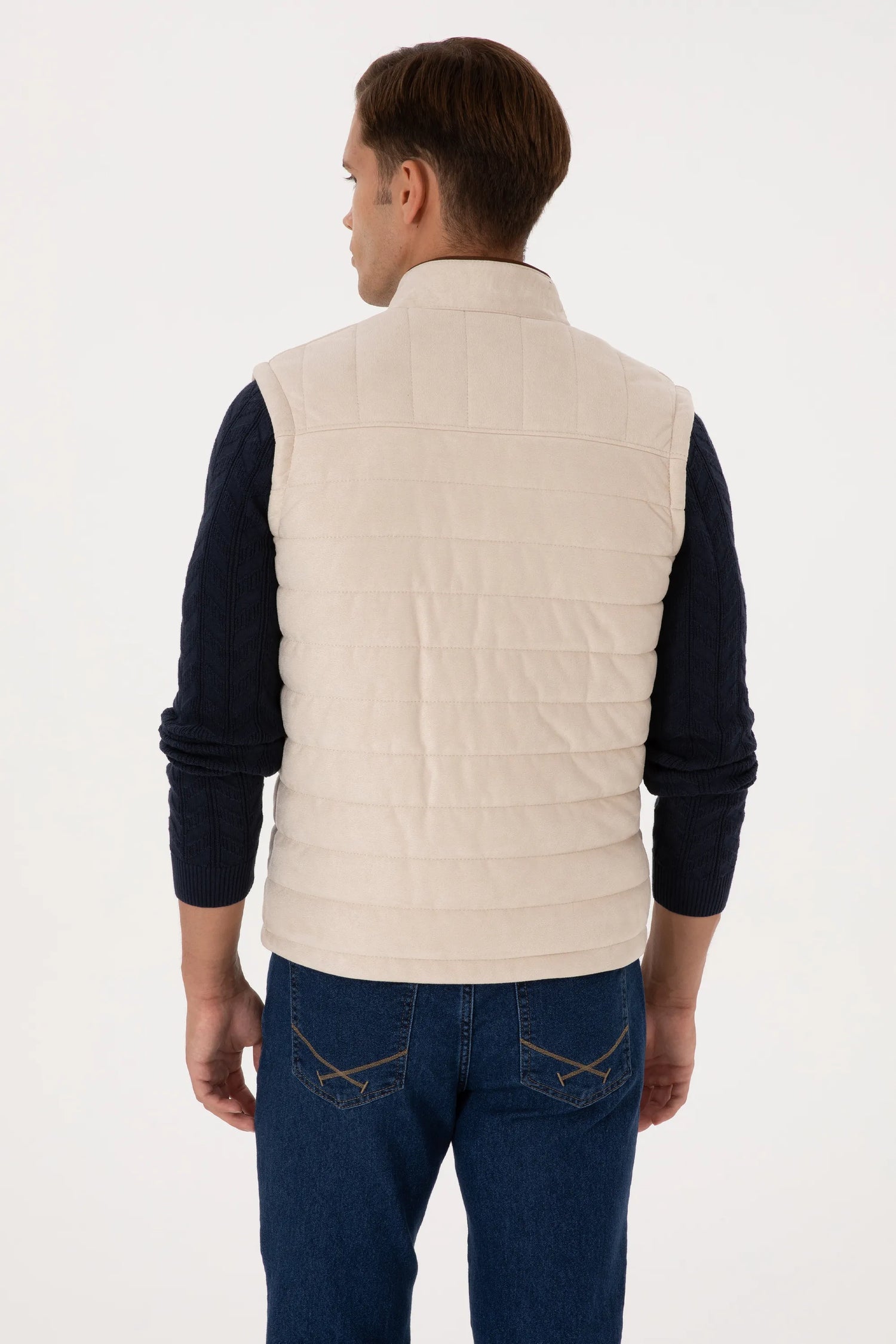 U.S. Polo Assn._Ecru_Ecru Leather Jacket_G081SZ0350 P25053_VR019_05