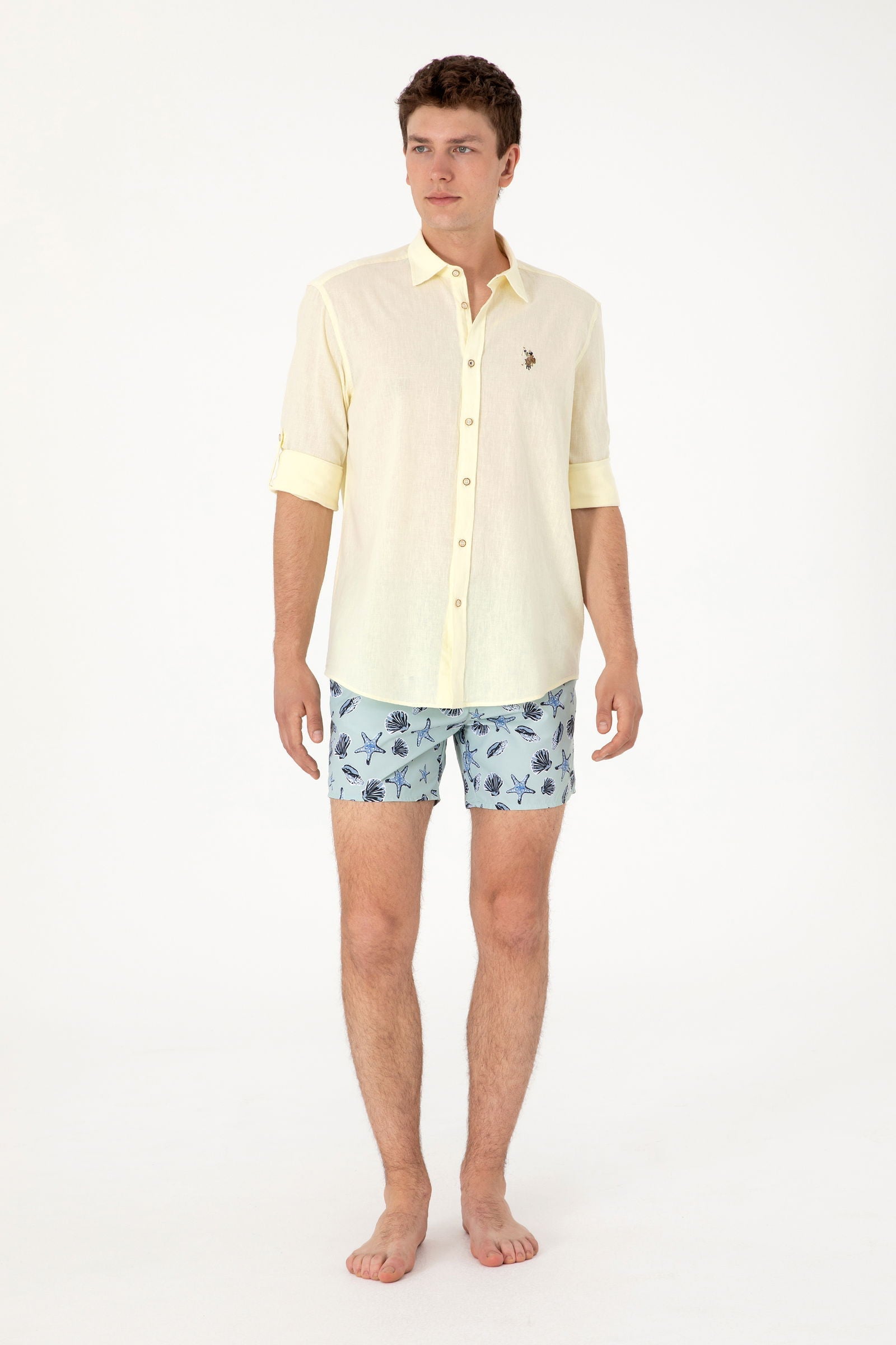 U.S. Polo Assn._Water Green_Swimming Trunks_G081SZ0660 2120004_VR048_01