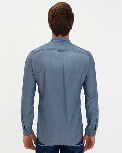 Mid Blue Denim Shirt U.S. Polo Assn.