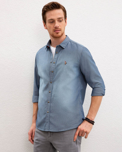 Mid Blue Denim Shirt U.S. Polo Assn.