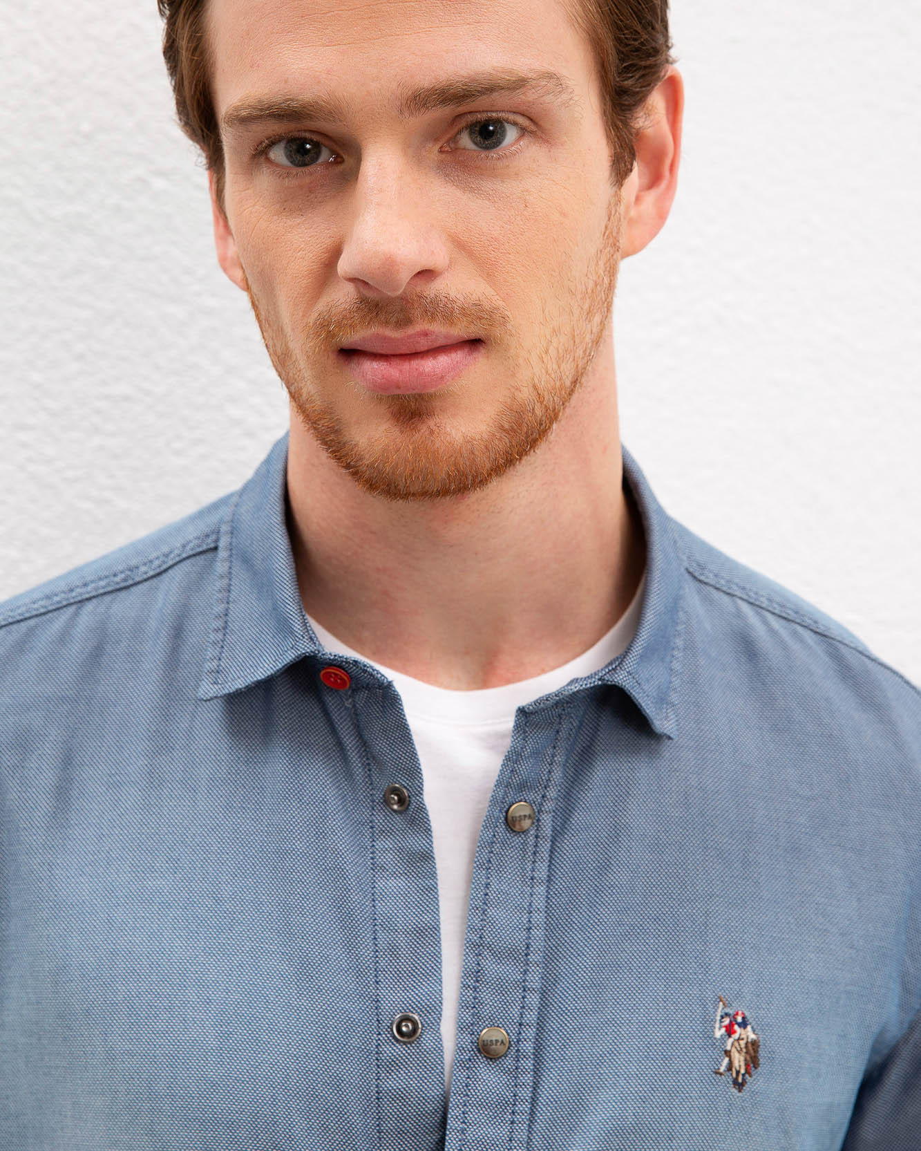 Mid Blue Denim Shirt U.S. Polo Assn.