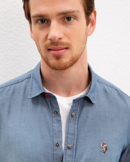 Mid Blue Denim Shirt U.S. Polo Assn.