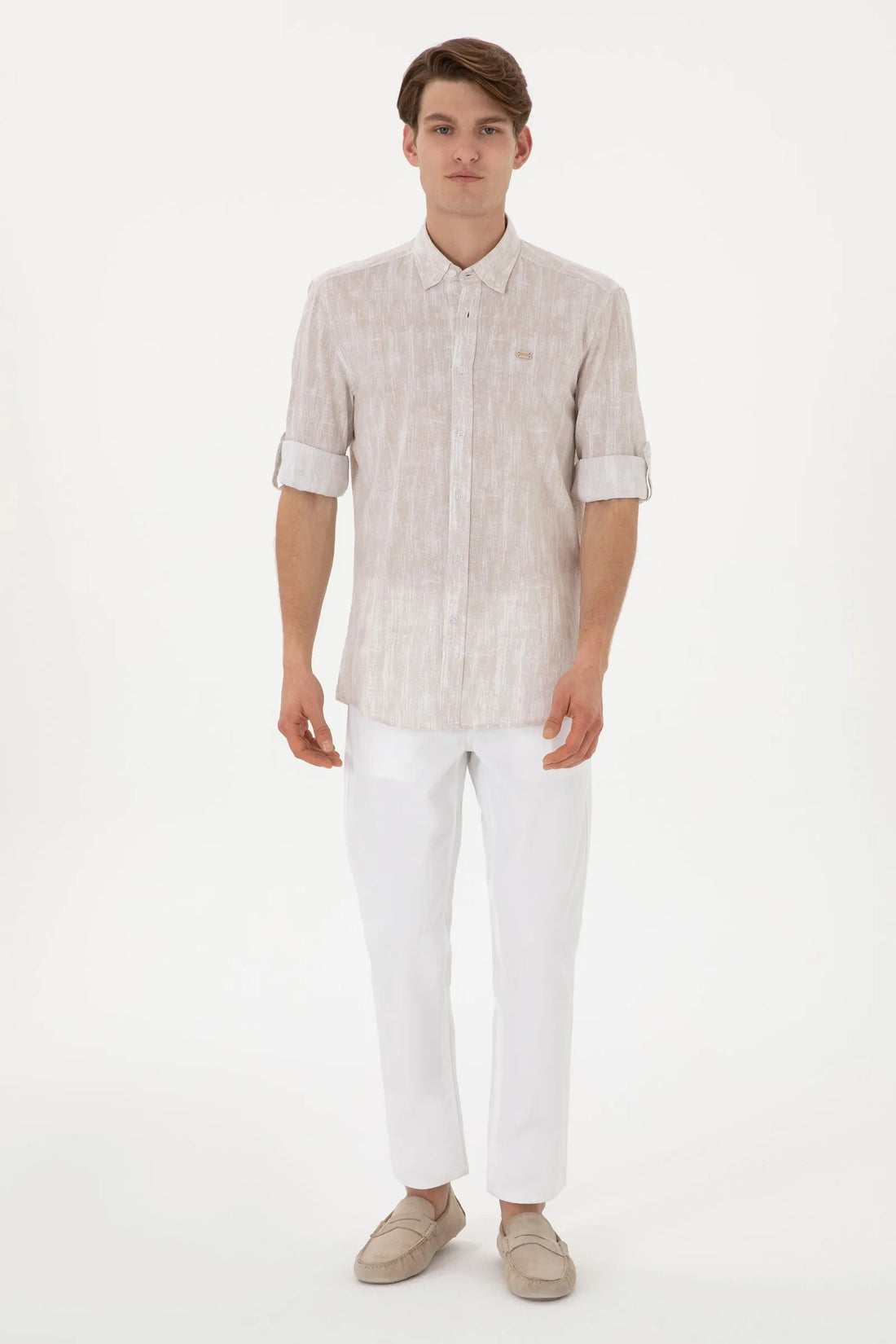 U.S. Polo Assn. White Men White Chinos SKU: G081SZ0780 2098513_VR013 Image 01