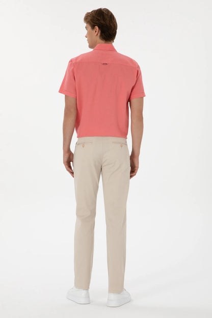 U.S. Polo Assn. Stone Men Stone Slim Fit Chino Trousers SKU: G081SZ0780 2106248_VR049 Image 04
