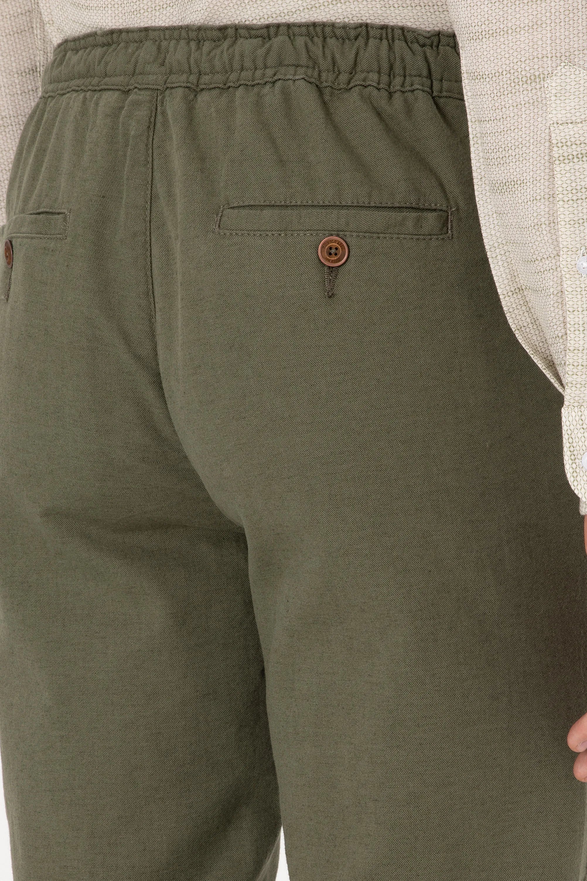 U.S. Polo Assn. Dark Khaki Men Dark Khaki Chinos SKU: G081SZ0780 2115343_VR111 Image 06