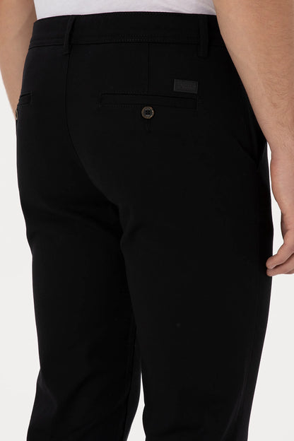 U.S. Polo Assn. Black Men Black Slim Fit Chino Trousers SKU: G081SZ0780 2237501_VR046 Image 06