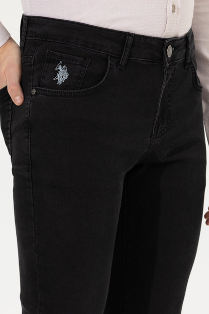 Black Denim Trouser
