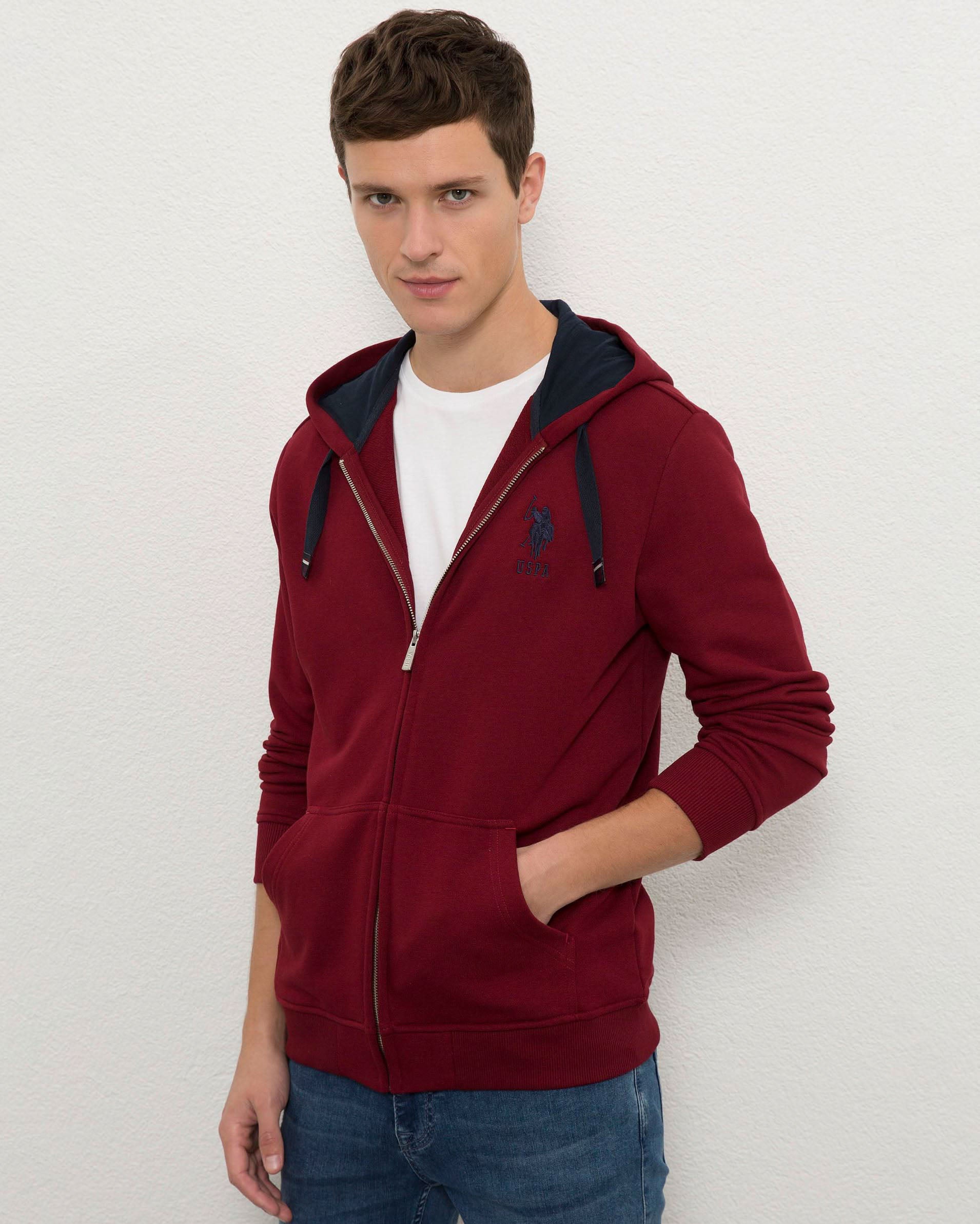 Red Sweat Shirt U.S. Polo Assn.