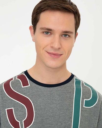 Dark Grey Sweat Shirt - BEVAVA