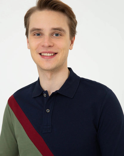 Dark Blue Sweat Shirt - BEVAVA