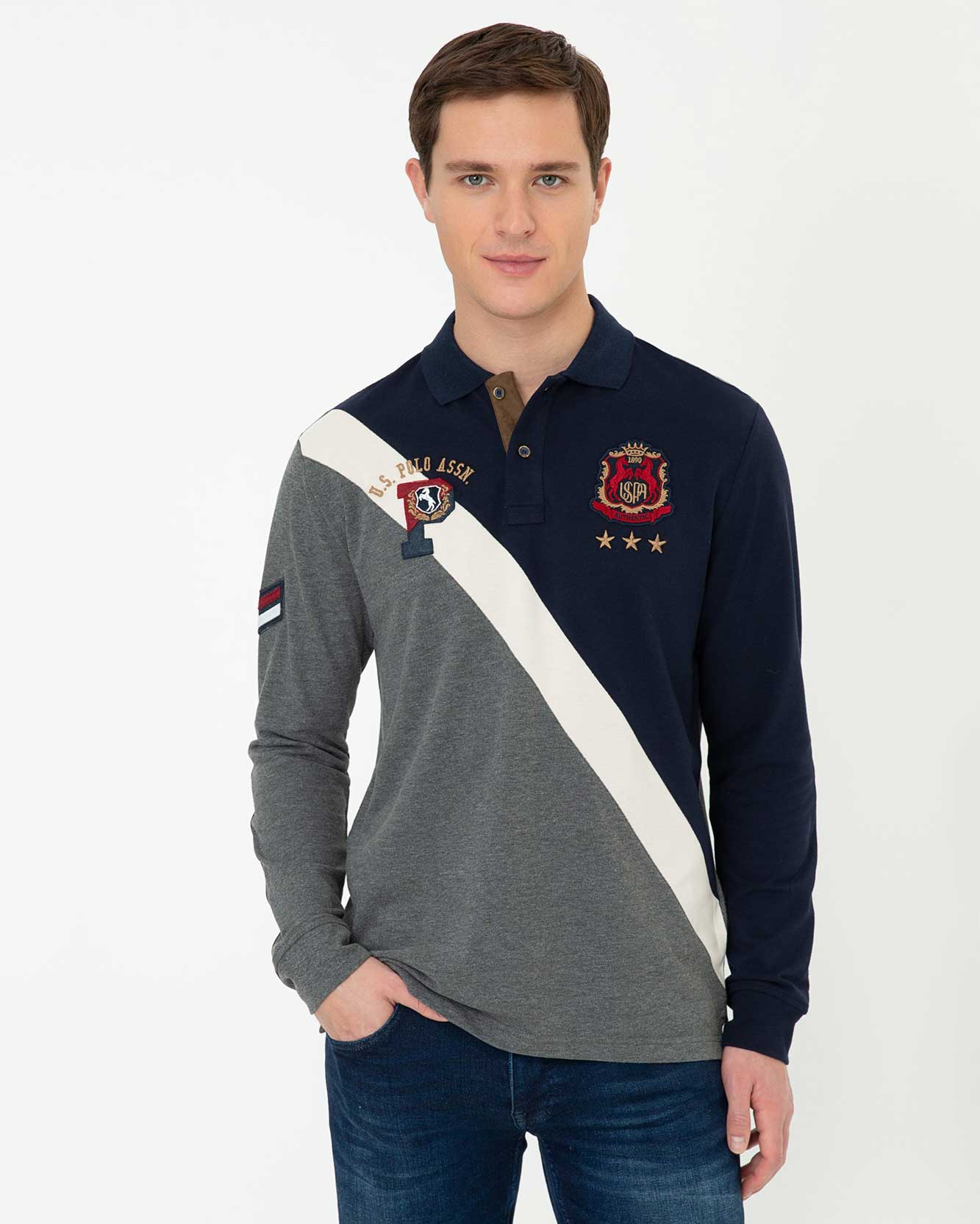 Dark Grey Sweat Shirt U.S. Polo Assn.