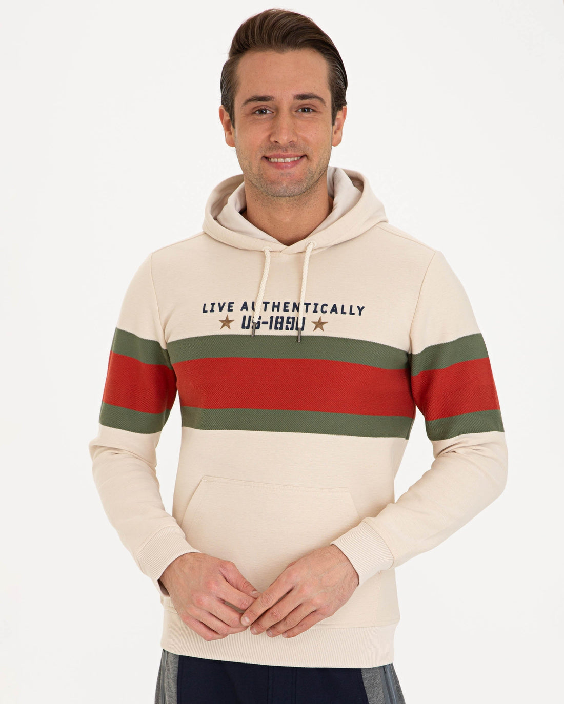 Beige Sweat Shirt U.S. Polo Assn.