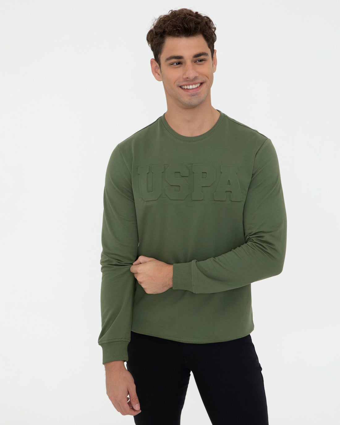 Kaki Sweat Shirt U.S. Polo Assn.