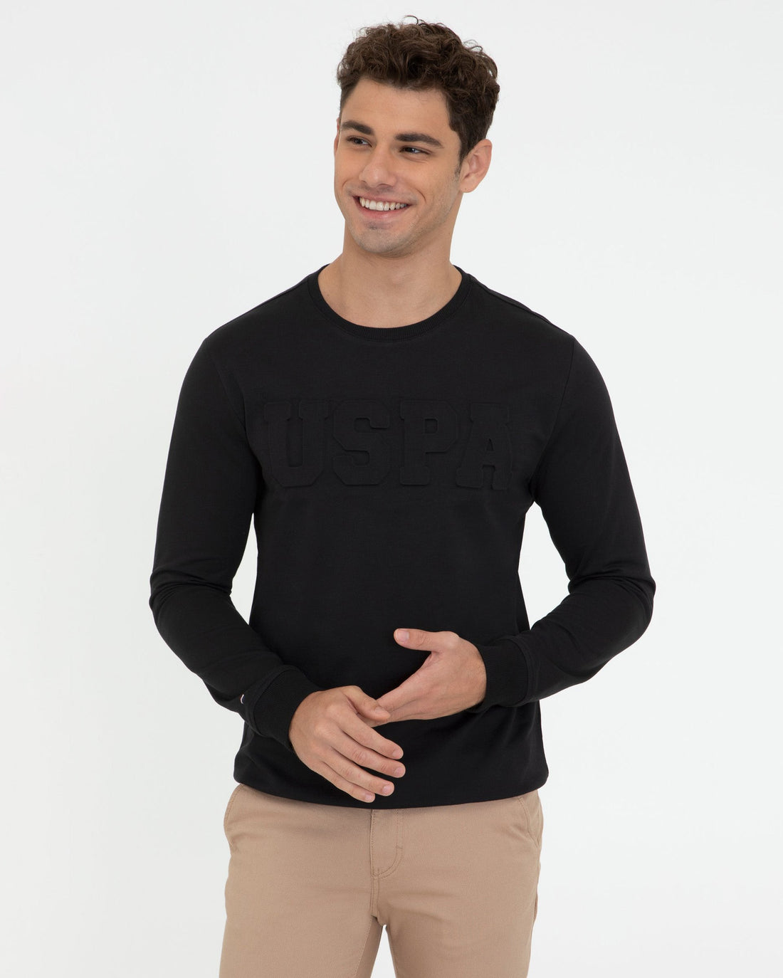 Black Sweat Shirt U.S. Polo Assn.