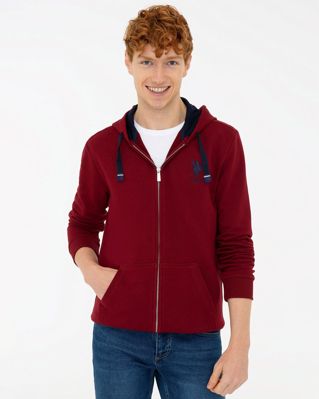 Red Sweat Shirt U.S. Polo Assn.
