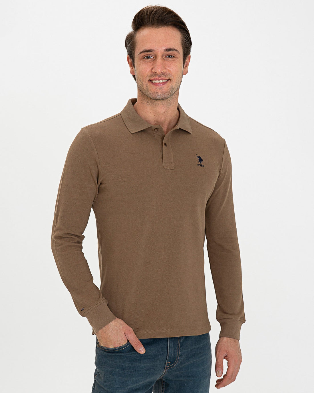 Kaki Sweat Shirt U.S. Polo Assn.