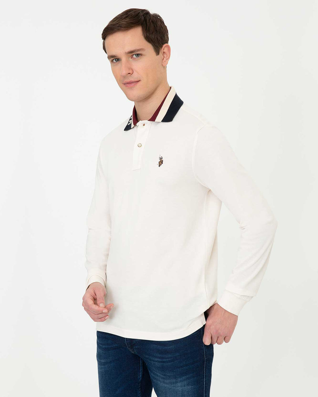 Beige Sweat Shirt U.S. Polo Assn.