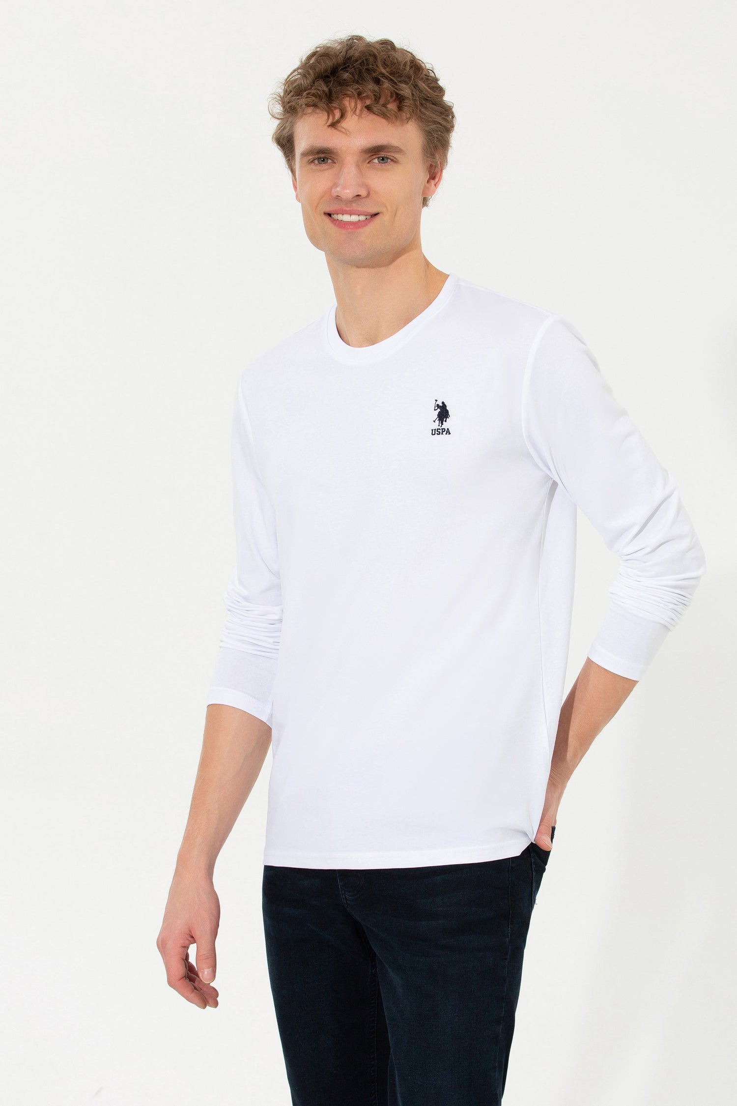 White Sweat Shirt U.S. Polo Assn.